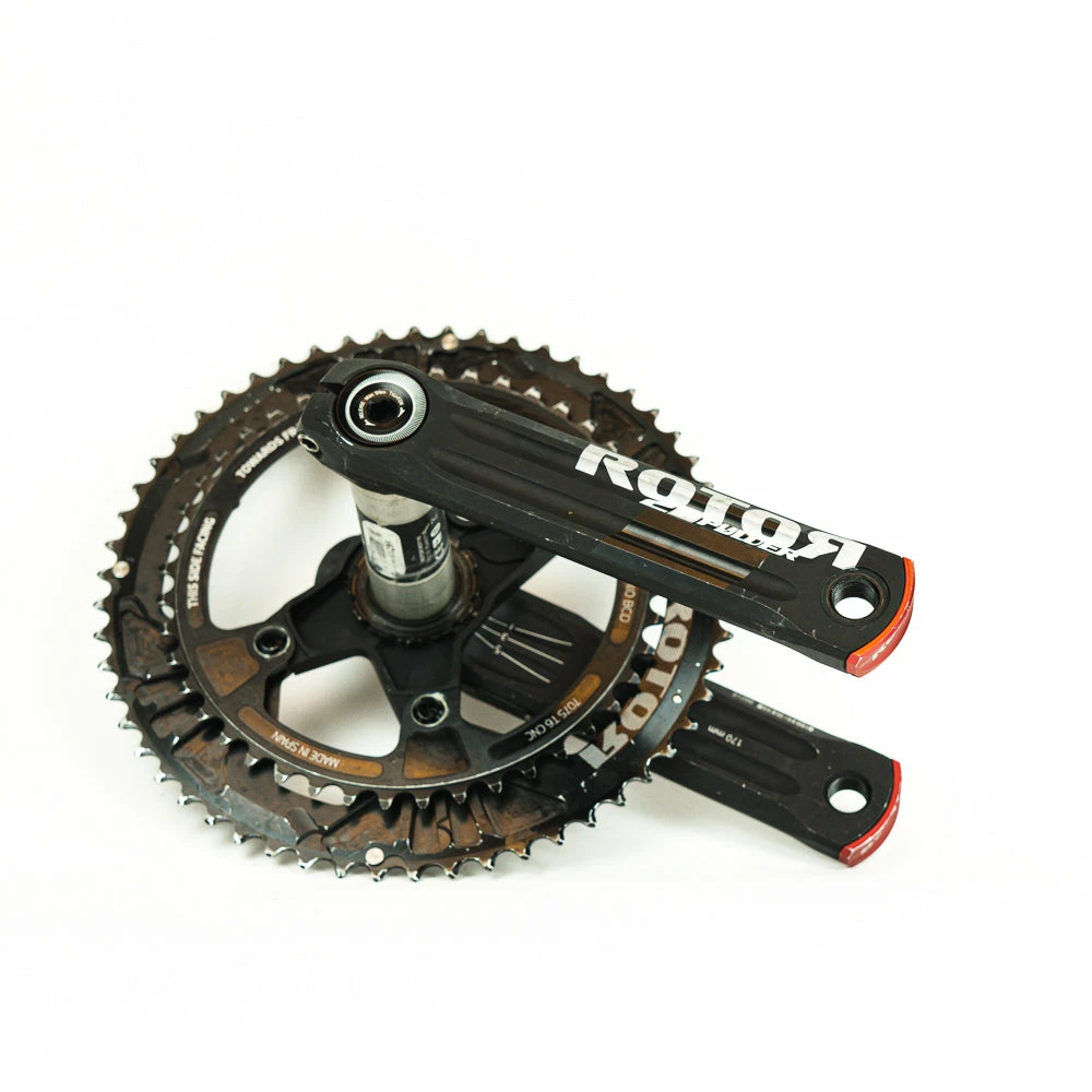 Rotor 2InPower DM Crankset - 56/44t - 170mm - Billede 3