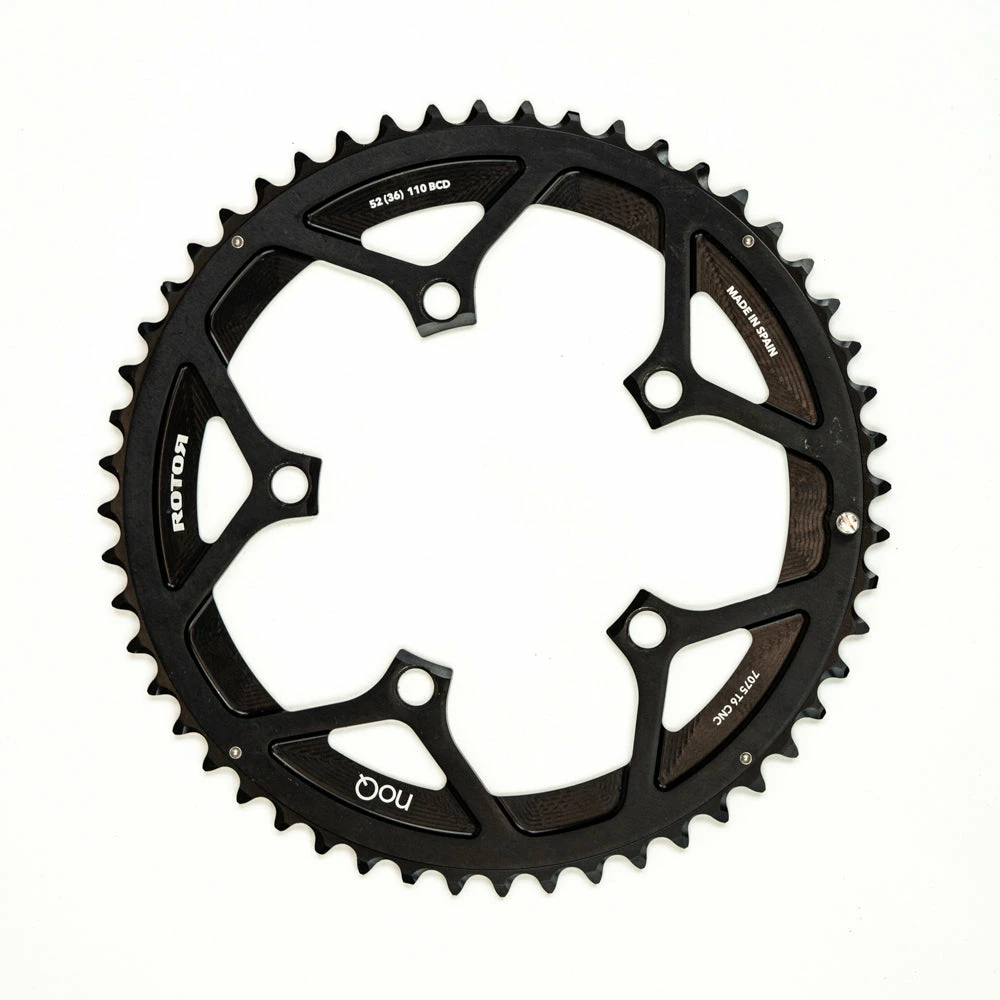 Rotor NoQ Lightweight Outer Road Chainring - 110 BCD - 5 Bolt