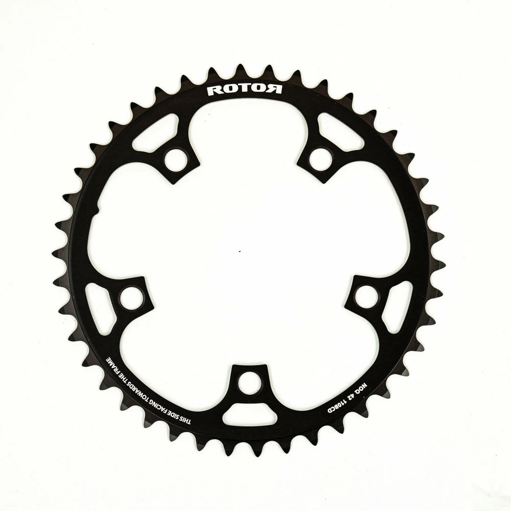 Rotor NoQ Inner Road Chainring - 110 BCD - 5 Bolt #1 - Billede 3