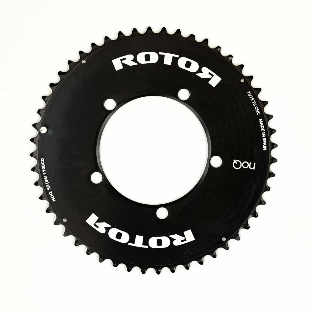 Rotor NoQ Outer Aero Road Chainring - 110 BCD - 5 Bolt