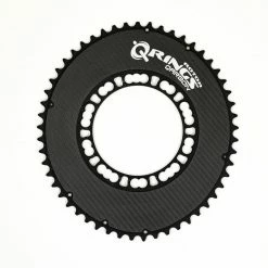 ROTOR Qarbon Oval Outer Carbon Chainring - 110 BCD - 53T