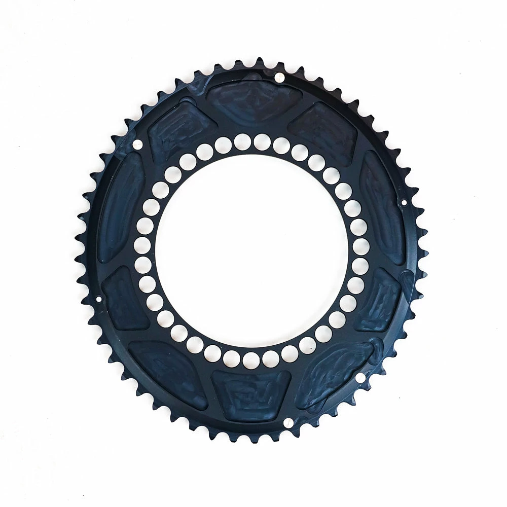 Rotor Q-Rings 53T Aero Oval Outer Chainring - 130 Bcd - 5 Bolt - Billede 2