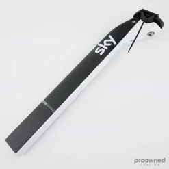 Pinarello Dogma Seatpost - F8/F10/F12 - 22mm Offset - Black/White