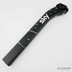 Pinarello Dogma Seatpost - F8/F10/F12 - 22mm Offset - Matte Black & Stripes