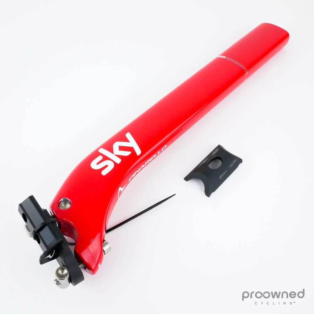 Pinarello F10 Seatpost - Glossy Red - Billede 2
