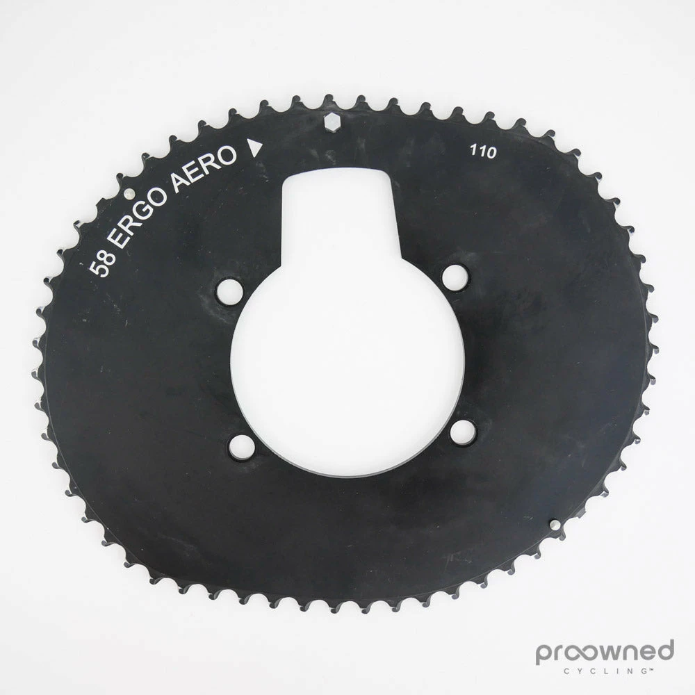 O-Symetric O.Symetric Aero Chainring - 58T - 110 BCD - 4 Bolt