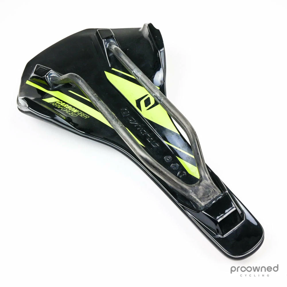 Syncros FL 1.0 Carbon Saddle - Black/Yellow - Billede 2