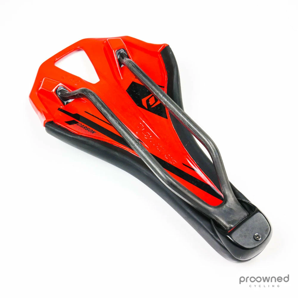 Syncros RR 1.0 Tri Carbon Saddle - Black/Red - Billede 2