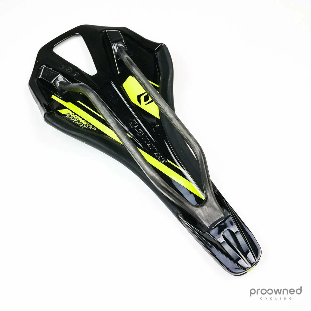 Syncros RR 1.0 Carbon Saddle - Black/Yellow - Billede 2