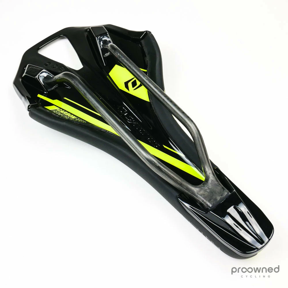 Syncros RR 1.0 Tri Carbon Saddle - Black/Yellow - Billede 2