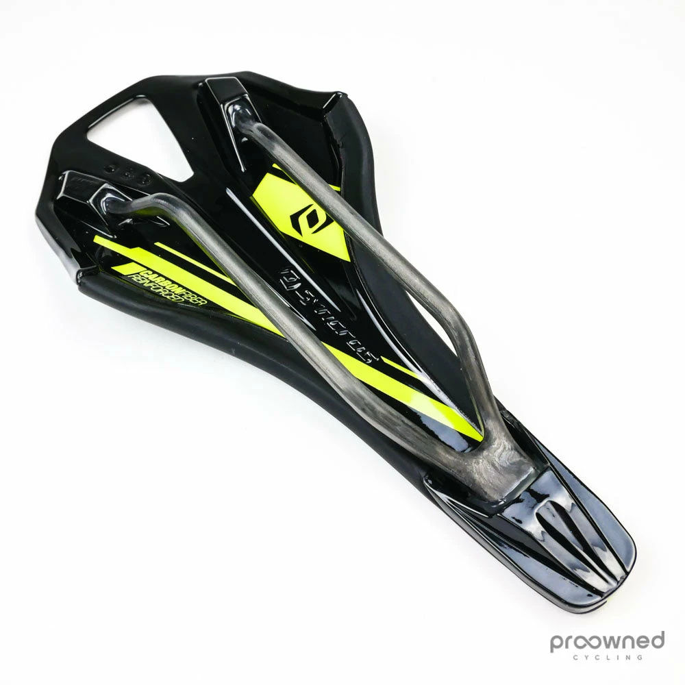 Syncros RR 1.0 Carbon Saddle - Black/Yellow - Billede 2