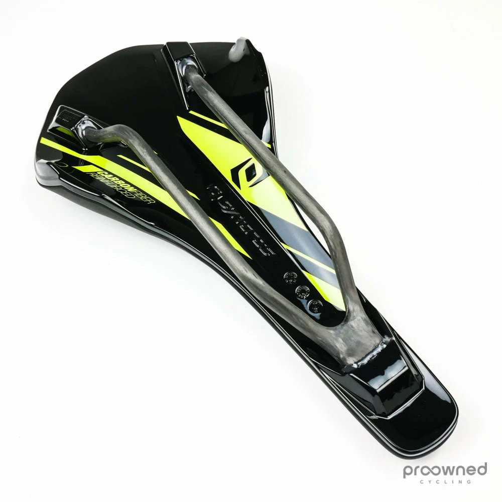 Syncros FL 1.0 Carbon Saddle - Black/Yellow - Billede 2