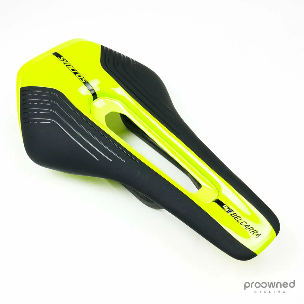 Syncros Belcarra V1.0 Carbon Saddle - Black/Yellow