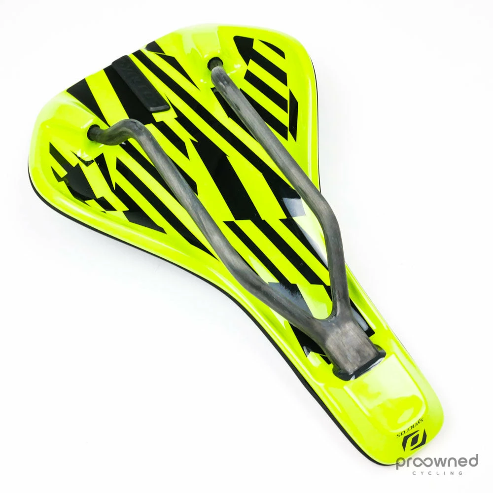Syncros Savona V 1.0 Channel Carbon Saddle - Black/Yellow - Billede 2