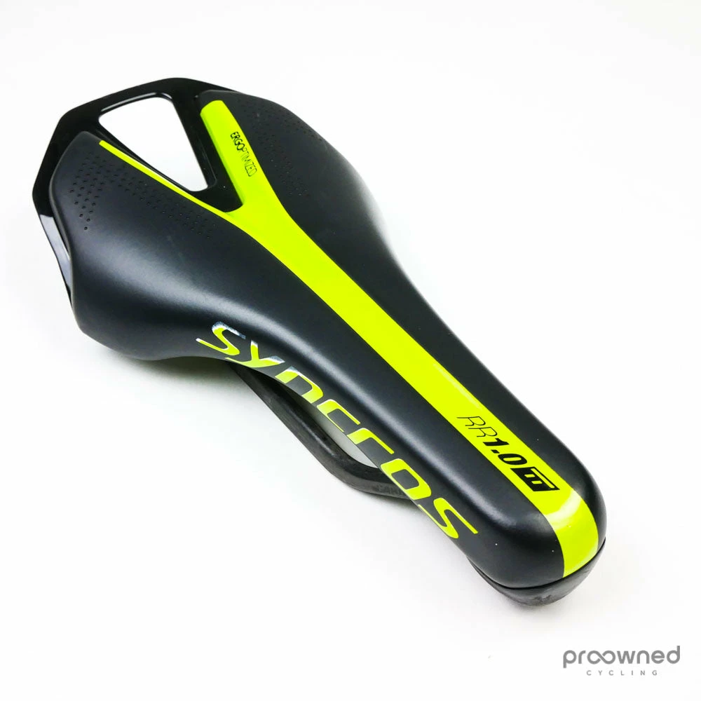 Syncros RR 1.0 TT Carbon Saddle - Black/Yellow