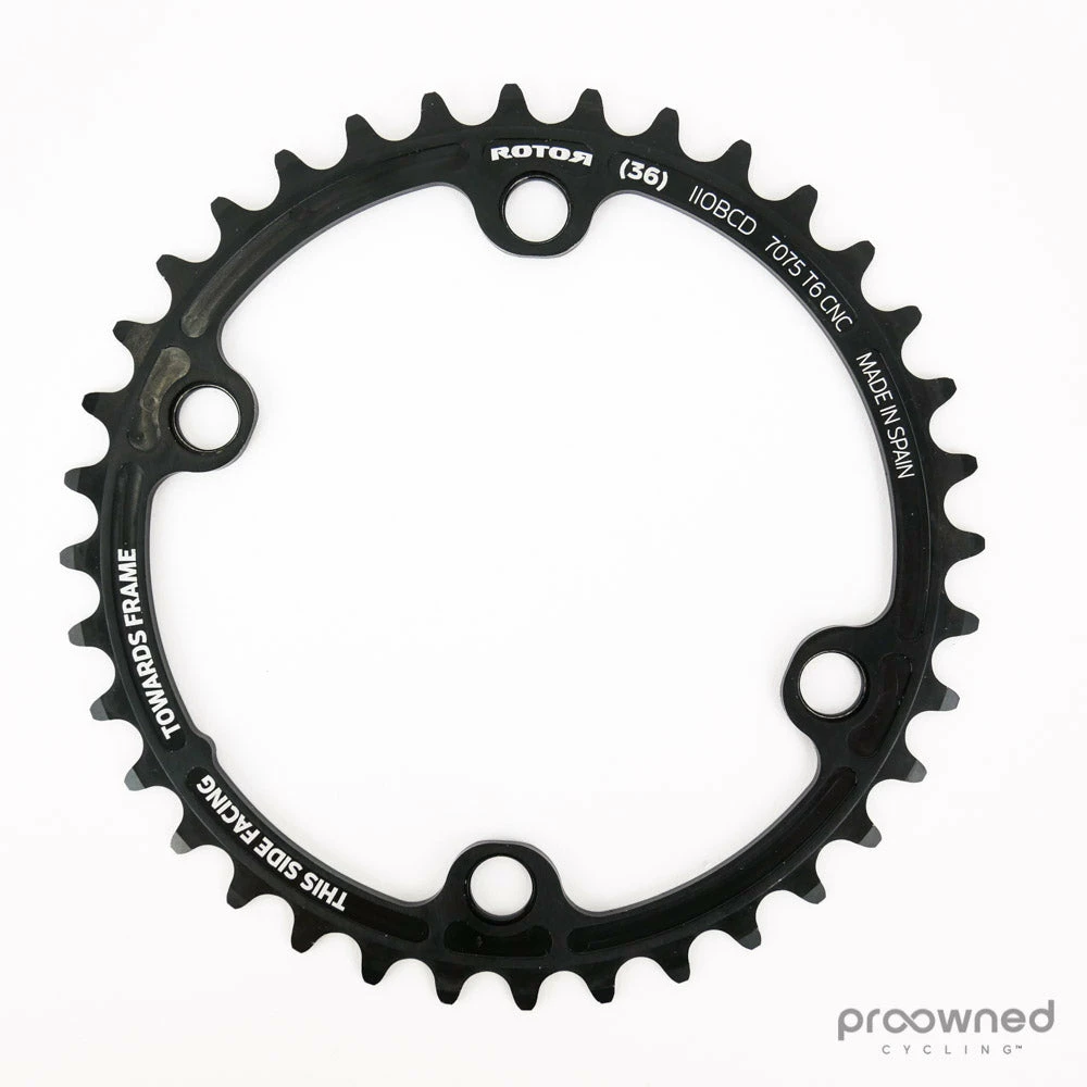 Rotor NoQ Inner Chainring - 36T 110 Bcd - 4 Bolt