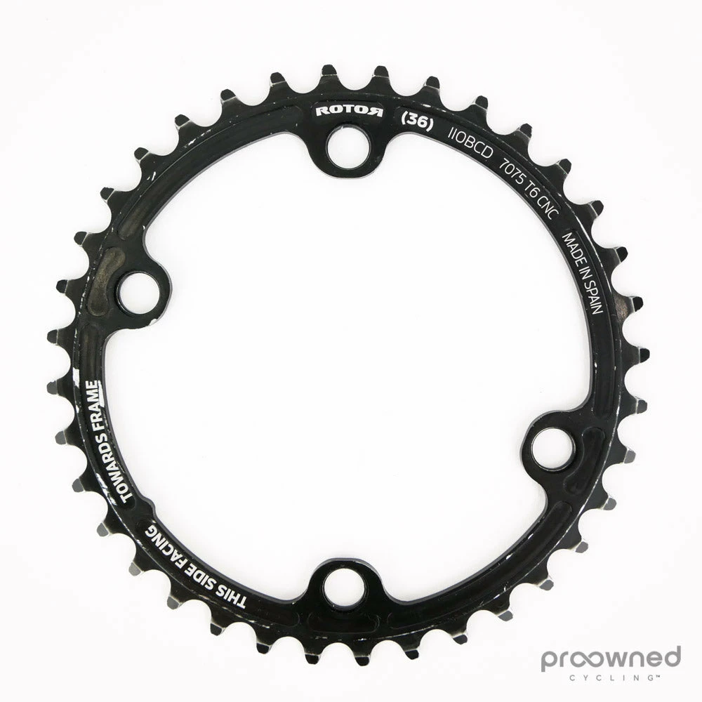 Rotor NoQ Inner Chainring - 36T 110 Bcd - 4 Bolt