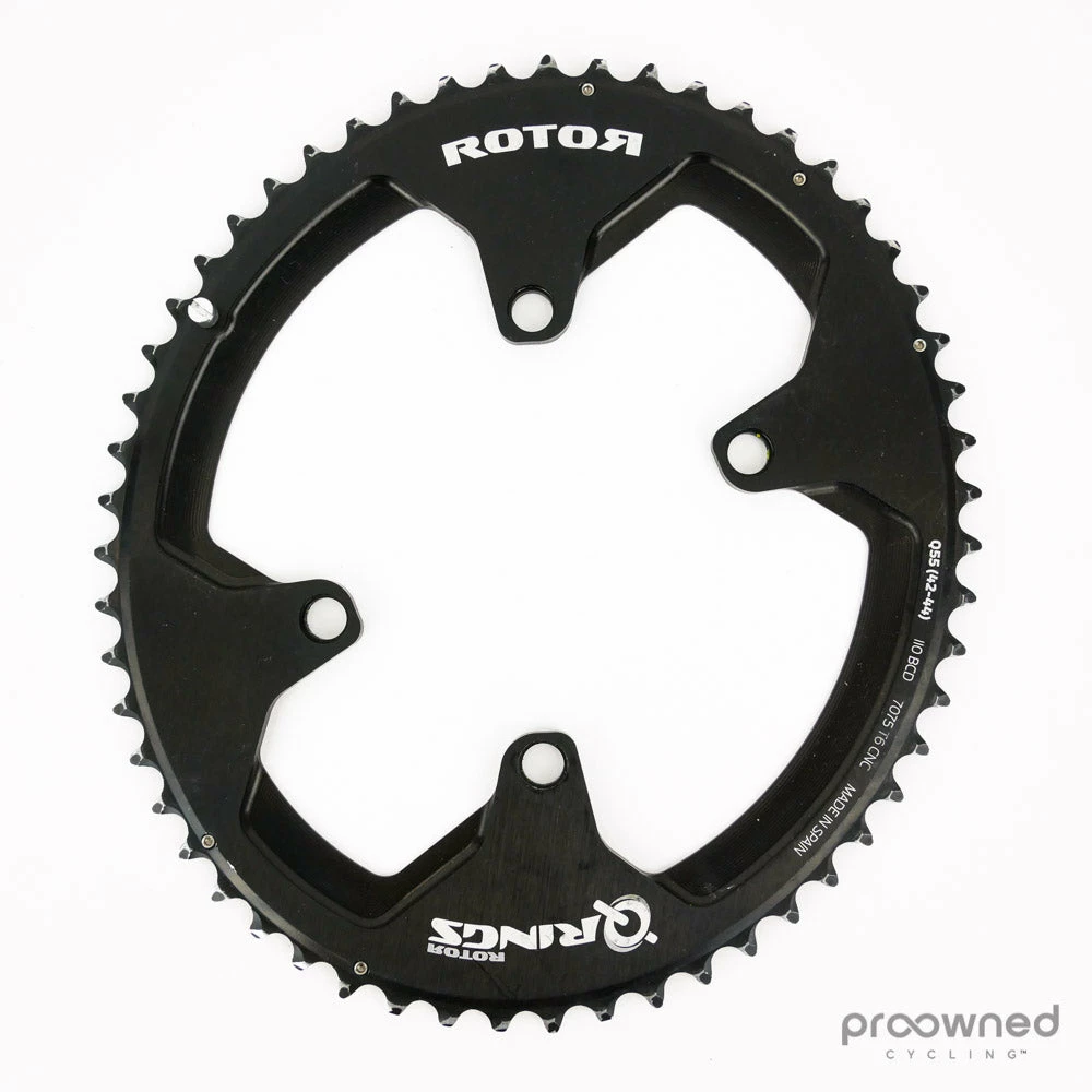 Rotor Q-Rings Oval Outer Chainring - 110 Bcd - 4 Bolt
