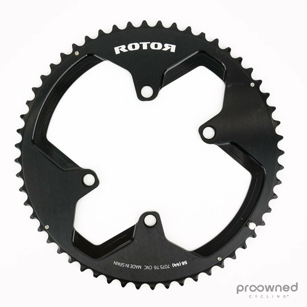 Rotor NoQ Outer Chainring - 56T 110 Bcd - 4 Bolt