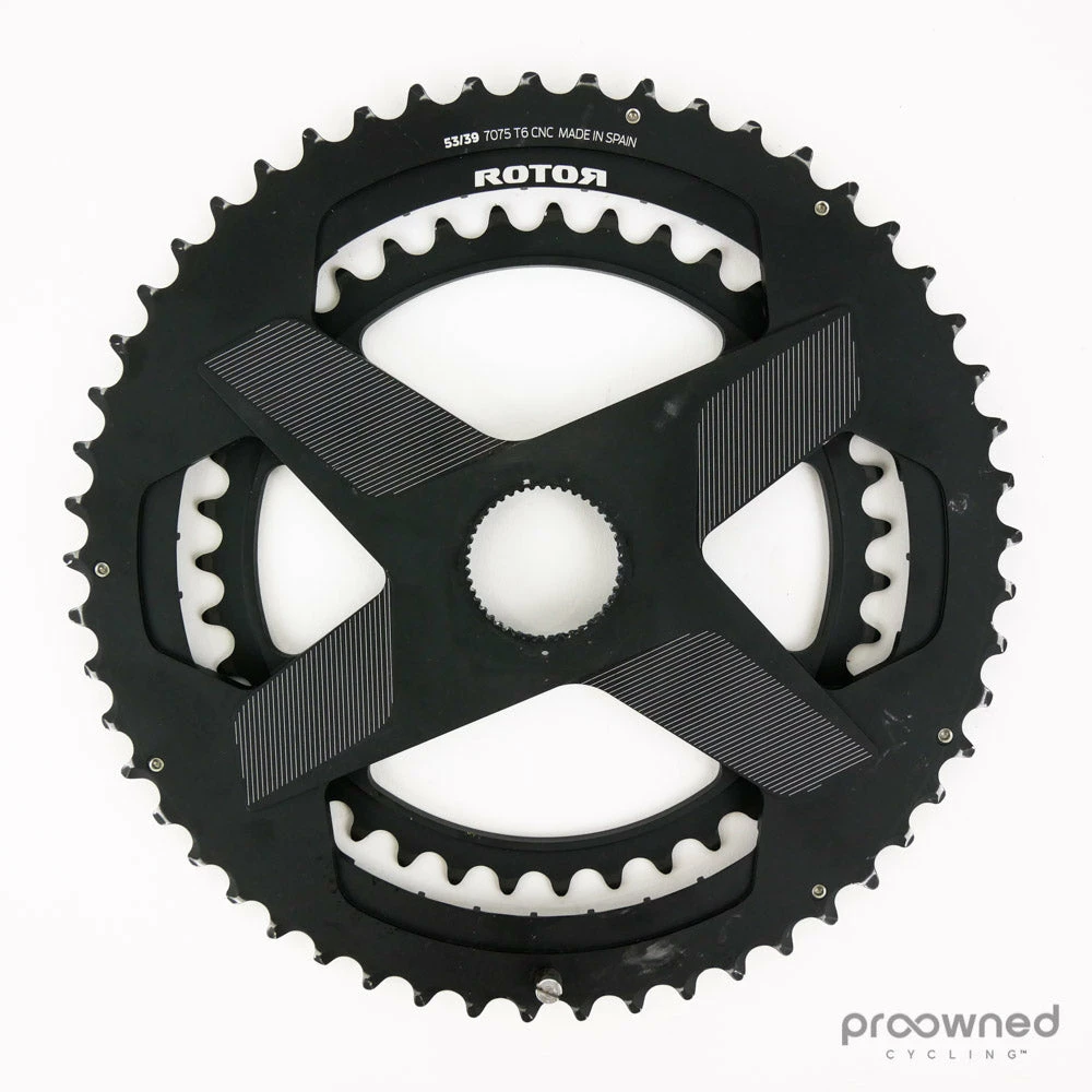 Rotor NoQ Direct Mount Double Chainring - 53/39t