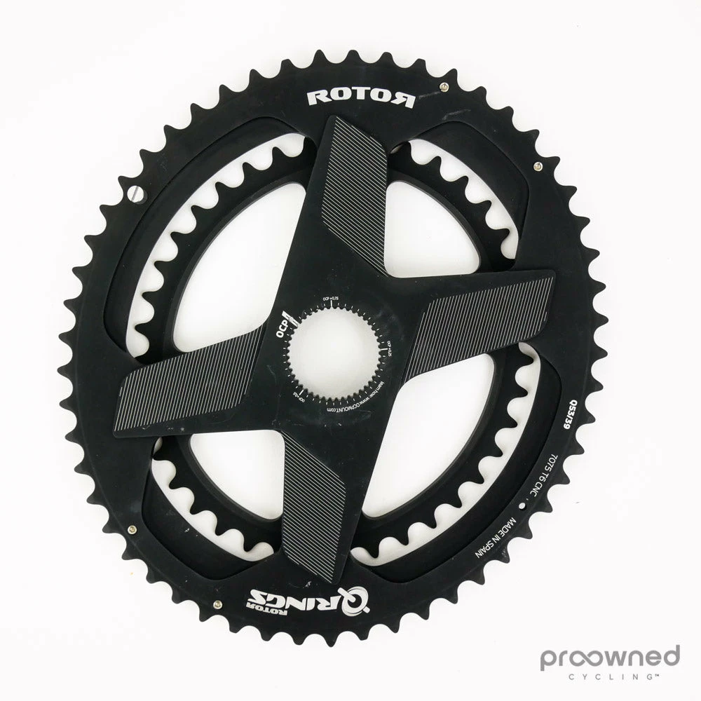 Rotor Q-Rings Direct Mount Oval Double Chainring - 53/39t - OCP