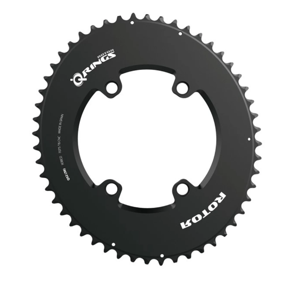 Rotor Q-Rings Oval Aero Outer Chainring - 110 Bcd - 4 Bolt